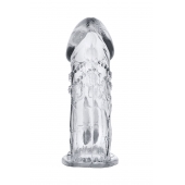 Прозрачная насадка на пенис Uco - 13 см. - A-toys - в Москве купить с доставкой