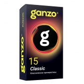 Классические презервативы с обильной смазкой Ganzo Classic - 15 шт. - Ganzo - купить с доставкой в Москве