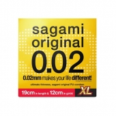 Презерватив увеличенного размера Sagami Original 0.02 XL-size - 1 шт. - Sagami - купить с доставкой в Москве
