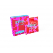 Презервативы с разогревающим эффектом Expert Hot Love - 3 шт. - Expert - купить с доставкой в Москве