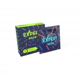 Светящиеся в темноте презервативы Expert Neon - 3 шт. - Expert - купить с доставкой в Москве