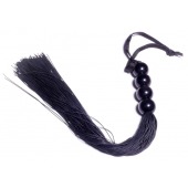 Черная силиконовая плеть - 37 см. - Boys of Toys - купить с доставкой в Москве