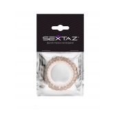 Эрекционное кольцо с бежевыми «ресничками» - Sextaz - в Москве купить с доставкой