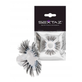 Эластичное эрекционное кольцо с черными «ресничками» - Sextaz - в Москве купить с доставкой