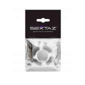 Эластичное кольцо с «ресничками» и 4 шариками - Sextaz - в Москве купить с доставкой