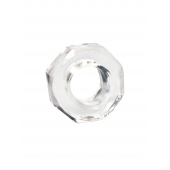 Прозрачное эрекционное кольцо в форме гайки - Sex Expert - в Москве купить с доставкой