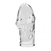 Прозрачная насадка на пенис Booker - 8 см. - Baile - в Москве купить с доставкой