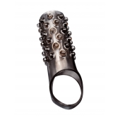 Дымчатая насадка на пенис с выпуклостями - 12 см. - Sex Expert - в Москве купить с доставкой