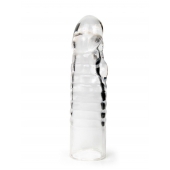 Прозрачная закрытая насадка на член - 15 см. - Sex Expert - в Москве купить с доставкой