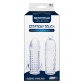 Набор из 2 прозрачных насадок на член Seductive Tickler Sleeves Set - NMC - в Москве купить с доставкой