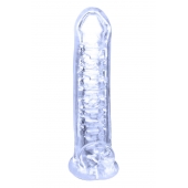 Прозрачная насадка-удлинитель Stretchy Touch - 18 см. - NMC - в Москве купить с доставкой