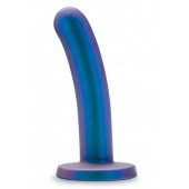 Синяя насадка с гладкой поверхностью Surrender 5.75 Inch Intermediate Pegging Dildo - 14,6 см. - Blush Novelties - купить с доставкой в Москве
