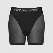 Трусики-шорты для фиксации насадок Strap-on-me Harness Lingerie Halo - size XL - Strap-on-me - купить с доставкой в Москве