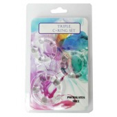 Набор из 3 эрекционных прозрачных колец - Boys of Toys - в Москве купить с доставкой