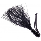 Черная силиконовая плетка - 25,4 см. - Boys of Toys - купить с доставкой в Москве