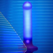 Светящийся фаллоимитатор Strap-on-me Glow-Led Dildo - size M - Strap-on-me