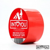Красный скотч для фиксации Non-Sticky Bondage Tape - 15 м. - Intoyou - купить с доставкой в Москве