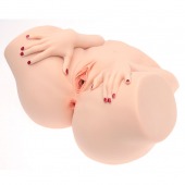 Телесный мастурбатор-полуторс Barbie - Naked Factory - в Москве купить с доставкой