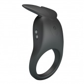 Черное перезаряжаемое виброкольцо Carlton - Baile - в Москве купить с доставкой