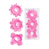 Комплект из 3 розовых эрекционных колец - Erowoman-Eroman - в Москве купить с доставкой