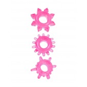 Комплект из трех розовых эрекционных колец - Erowoman-Eroman - в Москве купить с доставкой