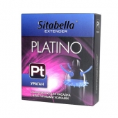 Стимулирующая насадка с усиками и шипиками Platino  Ураган - Sitabella - купить с доставкой в Москве