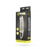 Прозрачная насадка с петлёй для фиксации - 14 см. - ToyFa - в Москве купить с доставкой