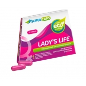 Возбуждающие капсулы Ladys Life - 14 капсул (0,35 гр.) - SuperCaps - купить с доставкой в Москве