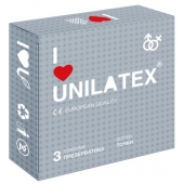 Презервативы с точками Unilatex Dotted - 3 шт. - Unilatex - купить с доставкой в Москве