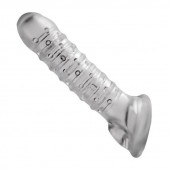 Утолщающая ребристая насадка на пенис - Доминирующее кольцо - в Москве купить с доставкой