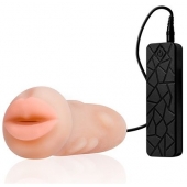 Мастурбатор-ротик с вибрацией REALSTUFF VIBRATING MASTURBATOR MOUTH - Dream Toys - в Москве купить с доставкой