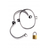 Металлический наручники с замком - ToyFa - купить с доставкой в Москве