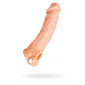 Удлиняющая насадка на пенис с вибрацией - 18,5 см. - ToyFa - в Москве купить с доставкой