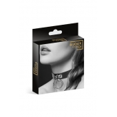 Узенький ошейник из полиуретана с кольцом - Bijoux Pour Toi - купить с доставкой в Москве