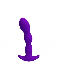 Фиолетовый анальный стимулятор простаты с вибрацией Yale - 14,5 см. - Baile - в Москве купить с доставкой