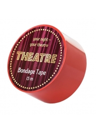 Красный бондажный скотч TOYFA Theatre - 15 м. - ToyFa - купить с доставкой в Москве