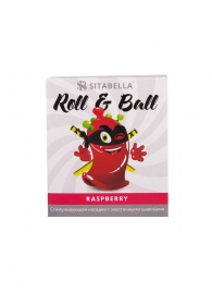 Стимулирующий презерватив-насадка Roll   Ball Raspberry - Sitabella - купить с доставкой в Москве