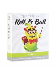 Стимулирующий презерватив-насадка Roll   Ball Apple - Sitabella - купить с доставкой в Москве