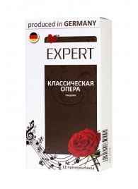 Гладкие презервативы Expert  Классическая опера  - 12 шт. - Expert - купить с доставкой в Москве