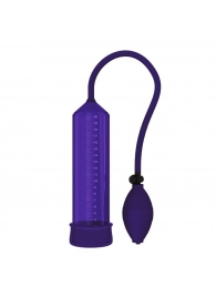 Фиолетовая вакуумная помпа - 25 см. - Rubber Tech Ltd - в Москве купить с доставкой