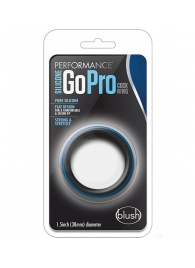 Черно-синее эрекционное кольцо Silicone Go Pro Cock Ring - Blush Novelties - #SOTBIT_REGIONS_UF_V_REGION_NAME# купить с доставкой