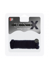 Чёрная веревка для связывания BONDX LOVE ROPE - 5 м. - Dream Toys - купить с доставкой в Москве