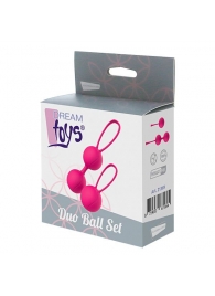 Набор розовых вагинальных шариков PLEASURE BALLS   EGGS DUO BALL SET - Dream Toys