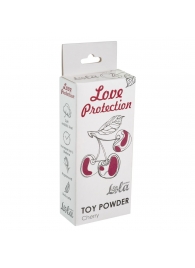 Пудра для игрушек Love Protection с ароматом вишни - 15 гр. - Lola Games - купить с доставкой в Москве