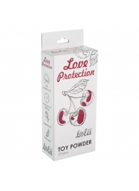 Пудра для игрушек Love Protection с ароматом вишни - 30 гр. - Lola Games - купить с доставкой в Москве