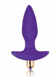 Фиолетовая коническая анальная пробка Sweet Toys - 10,5 см. - Bior toys
