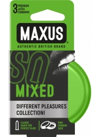 Презервативы в железном кейсе MAXUS Mixed - 3 шт. - Maxus - купить с доставкой в Москве