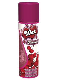 Лубрикант Wet Flavored Sweet Cherry с ароматом вишни - 106 мл. - Wet International Inc. - купить с доставкой в Москве