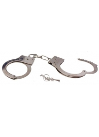 Серебристые металлические наручники с ключиками - Сима-Ленд - купить с доставкой в Москве