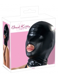 Черная эластичная маска на голову с отверстием для рта - Orion - купить с доставкой в Москве